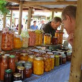 Rose's bottled fruit